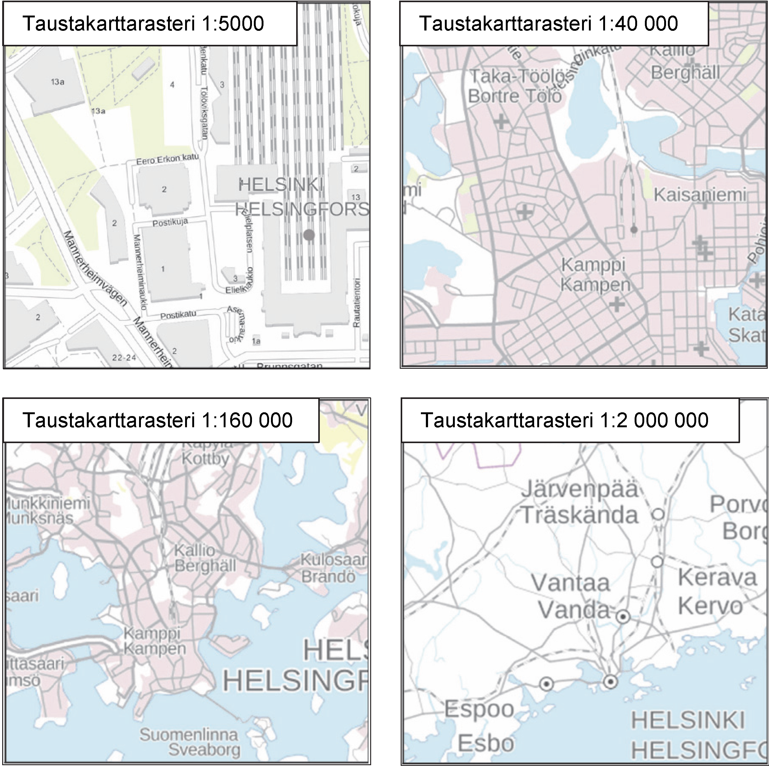 Background map (raster) | National Land Survey of Finland